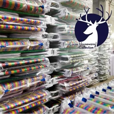 HIGH-QUALITY PORTABLE FOLDING BED NYLON HEAVY DUTY ROUND TUBE / FOLDABLE NYLON STEEL BED / KAMA