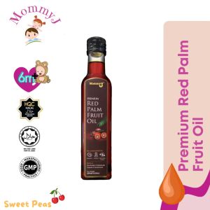 Mommy J Premium Red Palm Fruit Oil 250ml / 6m+ Baby / Pregnant / Breastfeeding Lactation 辅食油/优质红棕果油