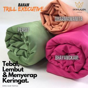 bahan kain meteran Seragam setelan baju PNS wanita Persit psh Bhayangkari Polri Darmawanita Pemda