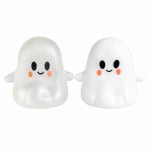 MAKERVY Petrolatum Material Cute Halloween Ghost Stress Toy Soft Stress Relief Shapeable Pinch Toy Gift Relax Slow Rebound Pinch Toy For Kids Adults