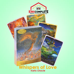 Kartu Oracle Whispers of Love Tarot Oracle Ramalan 44 Decks