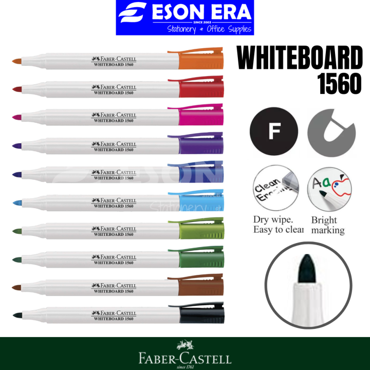 Faber-Castell Whiteboard Marker Slim 1560 Fine Tip Lazada Lazada