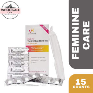 vH Essentials pH Balanced Prebiotic Vaginal Suppositories1BOX with applicator