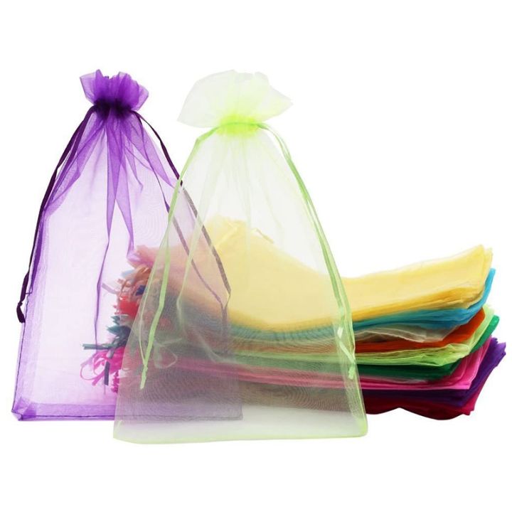 Large organza drawstring discount bags