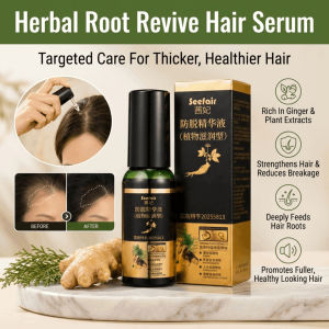 Arborvitae Leaf Ginger Anti-Hair Loss Essence Herbal Scalp Treatment Hair Growth Serum Natural Hair Loss Reduction Essence
