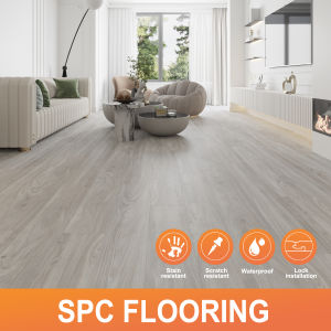 Transform Any Room! 4mm SPC Vinyl Lock Tiles | 13pcs/Box | Waterproof + DIY