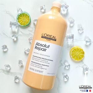 Cặp gội xả phục hồi hư tổn Loreal Lipidium Absolut Repair 1500ml/750ml