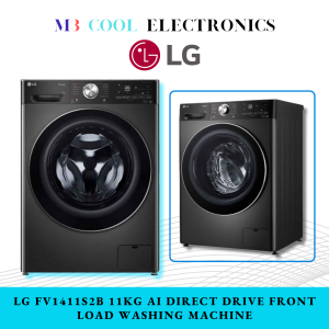 LG FV1411S2B 11KG AI DIRECT DRIVE FRONT LOAD WASHING MACHINE + 2 YEARS WARRANTY