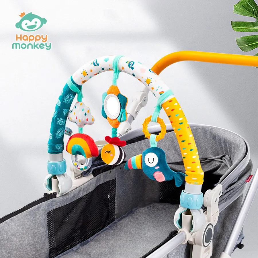 Baby Stroller Arch Toys Car Seat ToysCrib clip Toy/Mobile for