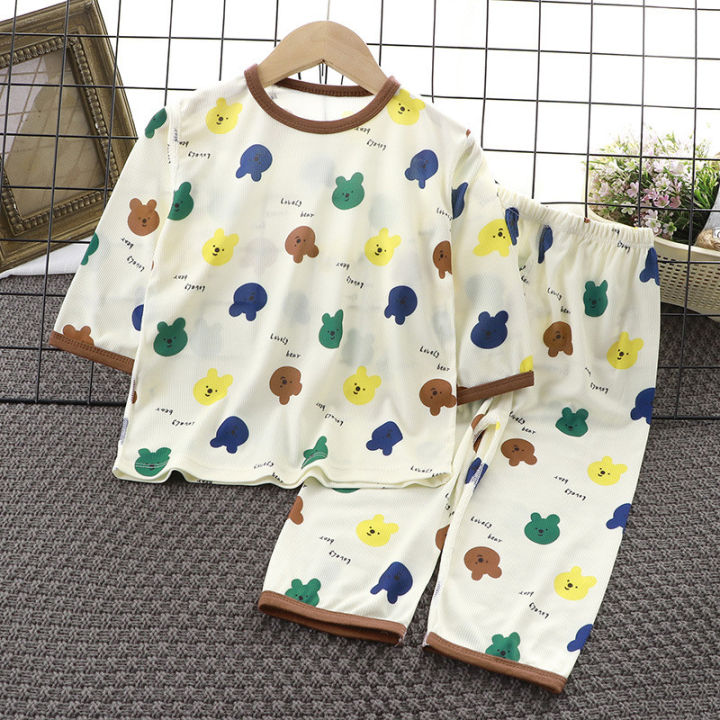 QINN New Design Baby Kids Boys Girls Short Sleeves Clothing Sets