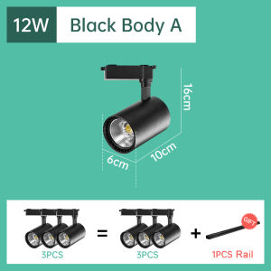 Modern Track Light 220V COB Led Track Lights 12W 20W 30W 40W Spotlights For Ceiling Spotlight Rail LED Spot Lights for Home Lighting 1 Year Warranty