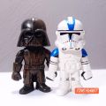 FUNKO HIKARI PREMIUM JAPANESE VINYL STAR WARS DARTH VADER & CLONE TROOPER COLLECTABLE FIGURES. 