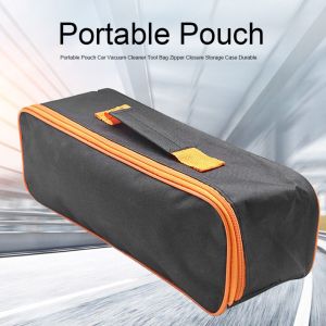 DOUBLEL Black With Handle Oxford Canvas Portable Pouch Wear Resistant Organizer Instrument Case Storage Case Multifunctional Tool Bag Metal Tools Bags