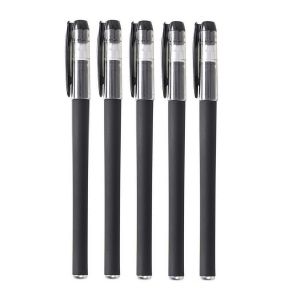 Combo 5 cây bút gel nước GP-380 / GP380 ngòi 0.5mm mực đen viết êm trơn