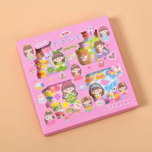 DXUU 100 lembar Sticker MOMO Lucu waterproof Stiker Kartun Korea Anti Air