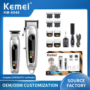 Kemei Km-8540 ปัตตะเลี่ยนตัดทรงผม ตัดผมเท่ แต่งลาย พร้อมหน้าจอLCD แสดงผล