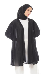 Dzellia - Hana Cardigan in Black