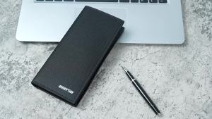 Mens Long Wallet Ultra-Thin Korean Style Youth Personality Wallet Student Simple Teen Wallet with Buckle Dropshipping [ Free Shipping ]