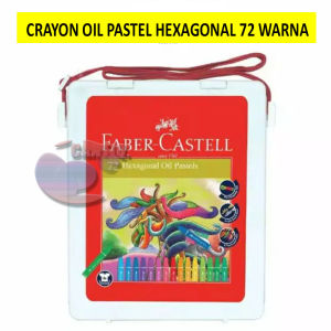 Faber Castell CRAYON 72 HEXAGONAL WARNA / CRAYON Oil Pastel 12 WARNA Crayon Faber Castell Oil Pastel Crayon faber Castell 12 Warna Crayon faber Castell 72 Warna Krayon Pensil Warna Pinsil Warna Color Pencil Colour Pencils