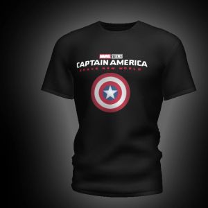 Captain Amerika Tshirt - Premium Quality 100% Performance Dri-Fit Polyester