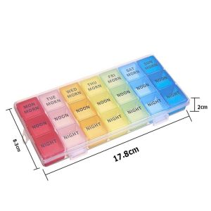 Tempat Obat 7 Hari Travel Tempat Obat Pil Kotak Obat Portable Tempat Obat Pil Obat 1 Minggu