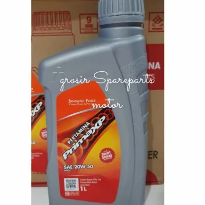 OLI PRIMA XP 1 LITER SAE 20W - 50 API SL ISI 6 BOTOL PER DUS 1 DUS