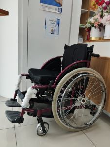 Lightweight Super Light Aluminum Stylish Sport Wheelchair Foldable | Sport Wheelchair | Kerusi Roda Sukan Ringan