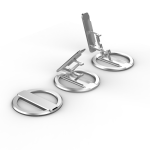 MAG O Magnetic Snap Phone Stand&GripFoldable Adjustable Aluminium Alloy Phone Holder/Suit For All Smart Phone Portable Invisible Phone Stand