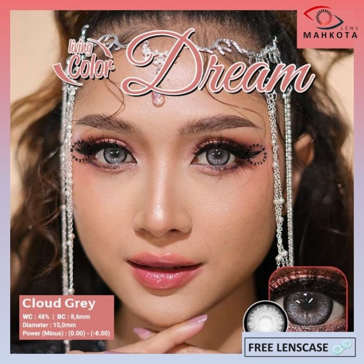 softlens adelle by irislab 16 mm normal free lenscase