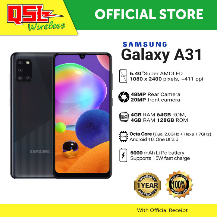 128 Gb A31 Gb Ram Samsung Galaxy A31 6+128 Lazada PH