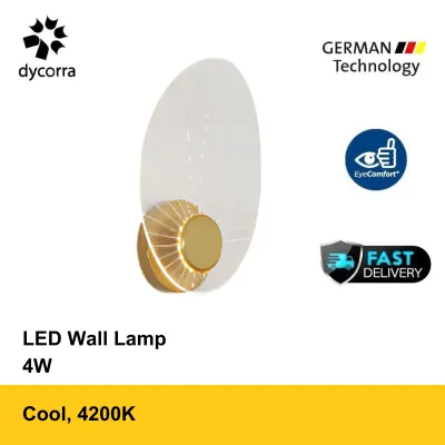 Dycorra LED Wall Lamp 4W Cool Bedroom Living Room Modern Decorative Wall Light