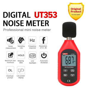 【Ready Stock】UT353 Noise Measuring Instrument db Meter 30~130dB Mini Audio Sound Level Meter Decibel Monitor