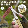 BIBURY Multitool Pliers Pro BI2045, Foldable Multitools with Replaceable Wire Cutters and Saw, Stainless Steel Multi Tool w/Upgraded Scissors and Screwdriver Set, Ideal for Camping, Fishing, Survival. 