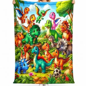 3D Immersive Heat-Storing Flannel Blanket