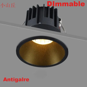 Recessed Dimmable Anti Glare COB LED Downlights 3W 5W 10W 15W LED Ceiling Spot Lights Background Lamps Indoor Lighting