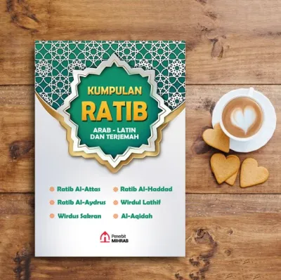 Kumpulan RATIB Arab Latin dan Terjemah Ukuran A6 Kecil - Ratib Haddad Alattas Alaydrus Wirdul Latif Penerbit Mihrab