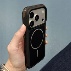 Original Corner Airbag Frosted for Magsafe Case For iPhone 17Pro 18Pro 17Pro Max Matte Shockproof Bumper Hard c Cover