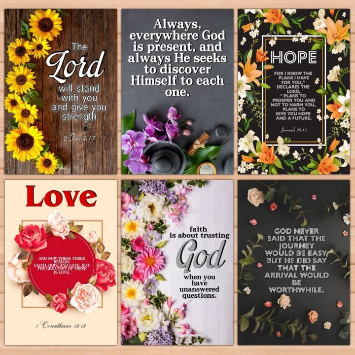 【COD】 Bible Verse Quotes Wall Decor Photo Laminated A4 size | Lazada PH