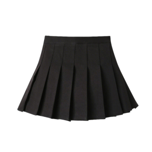 LJMOFA Pleated Skirt for Kids Girl 4-13 Yrs Korean Solid Color Pleated Skirt Kids Mini Dress for Girls Student