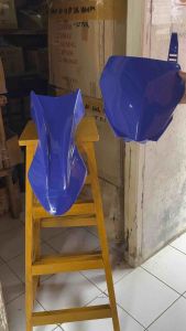 BODY SET WR 155 2ITEM PLAT NOMER SPAKBOR DEPAN WR 155 NUMBER PLATE FRONT FENDER TRAIL SUPERMOTO MOTORCROSS WR155