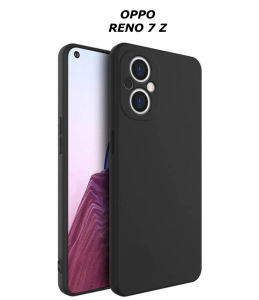 PROMO ( BISA COD) Casing Anti crack Slim Matte Soft Case for OPPO RENO 7 Z 5G (Black Matte)