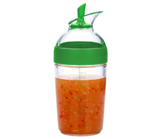 OXO Good Grips Little Salad Dressing Sauce Marinade Shaker Green
