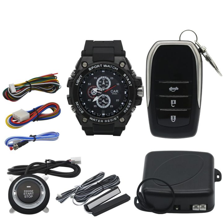 Smart Watch Remote Control Start Stop Engine Ignition PKE Keyless Entry