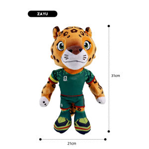 Teekland FIFA 2026 linh vật Thú nhồi bông linh vật World Cup Đồ chơi cún nhồi bông BB Squeaky và giấy nhăn Đồ chơi nhai của thú cưng tương tác