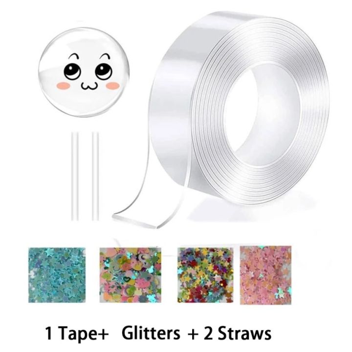 Nano Tape For Making Bubbles For Kids, Handmade DIY Craft Creative Blow Up  Bubble Tape, Transparent Blowing Bubbles Double Sided Tape