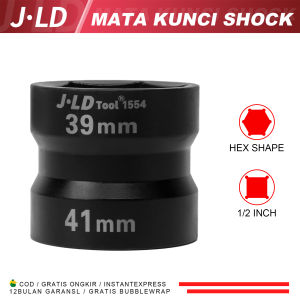 Mata Kunci Sok Coupling 39×41mm Double Head Socket Sok Kunci Mur Kopling Impact Socket 1/2inch CVT
