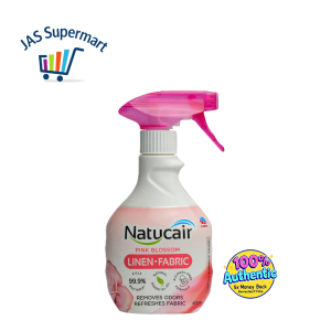 Natucair Fabric & Linen Spray Pink Blossom 400mL – Fresh & Long-Lasting Fragrance