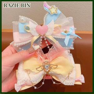 RAZIE BIN Thời trang công chúa Bow kẹp tóc barrettes trẻ em phụ kiện tóc dễ thương ngọt ngào Cô Gái Tóc headdress