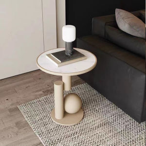 Bàn Đầu Giường Trang Trí Hiện Đại Mặt Giả Đá – Bàn Sofa Mini Decor Phòng Ngủ & Phòng Khách