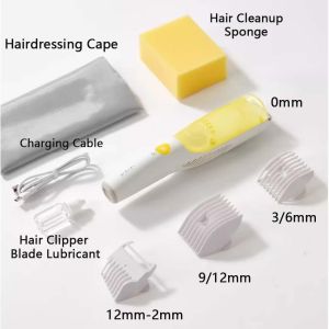 Gb trẻ sơ sinh tự động tóc Hút Tóc Clipper Tông đơ cắt tóc cho bé tiếng ồn thấp